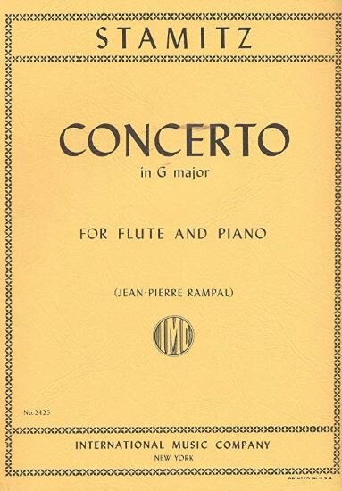 STAMITZ, Carl Concerto in G major, Opus 29 (RAMPAL, Jean-Pierre) IMC 2425