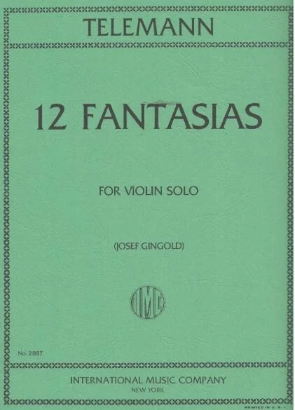 TELEMANN, Georg Philipp Twelve Fantasias (GINGOLD, Josef) IMC 2887