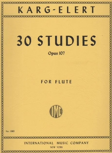 KARG-ELERT, Sigfrid 30 Studies, Opus 107 IMC 1383