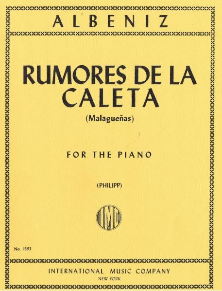 Rumores de la Caleta (Malagueñas) (PHILIPP, Isidor) IMC 1593