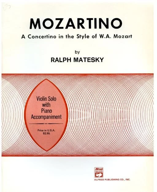 Matesky Mozartino for Violin 765