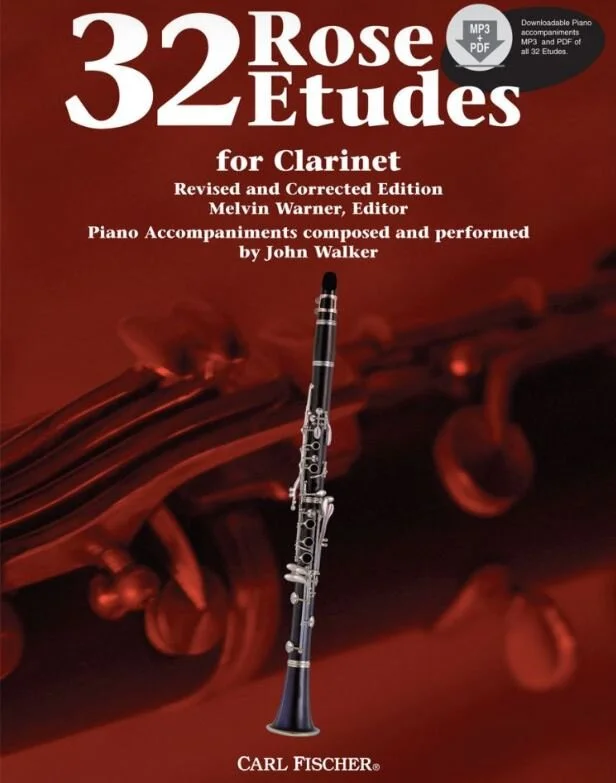 Rose 32 Etudes for Clarinet Revised and Corrected Edition CF WF85