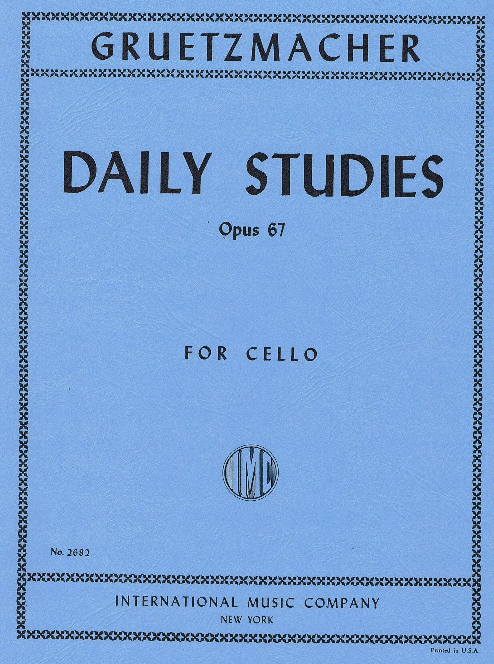 GRÜTZMACHER, Daily Studies, Opus 67 (LYMAN, Waldo) IMC 2682