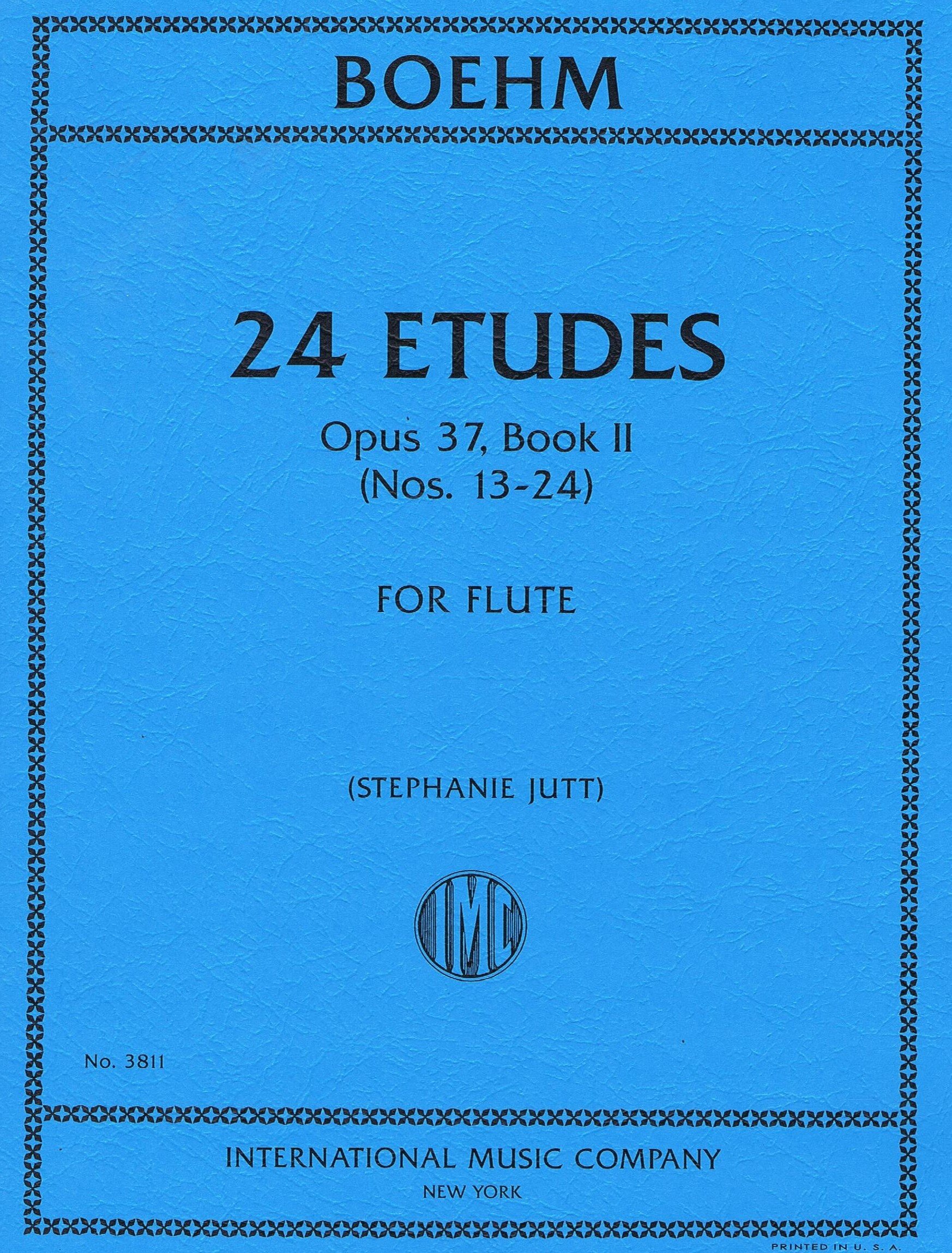 BÖEHM, 24 Etudes, Opus 37, Book II (Etudes 13-24) (JUTT, Stephanie) - IMC 3811