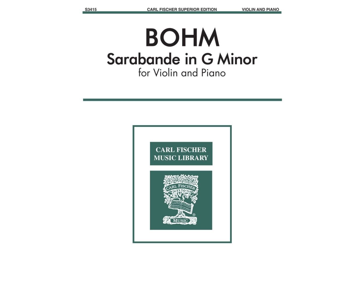 Sarabande In G Minor