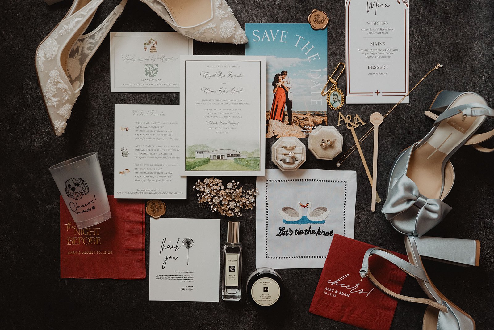 Abby & Adam <cat> Saltwater Farm Vineyard </cat>