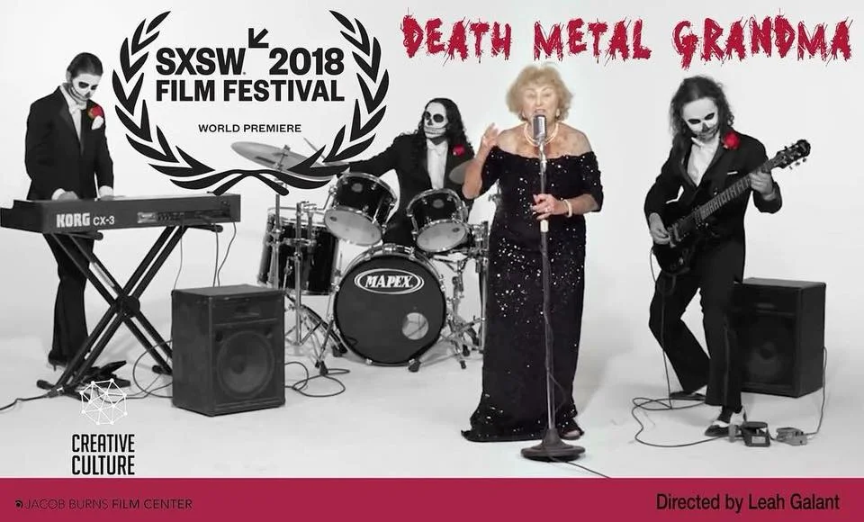 Promotional Poster for Death Metal Grandma starring Pedro da Silva and Lucia Caruso as featured composers