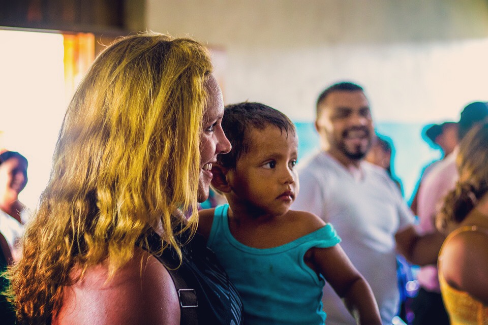The little boy that made an impact on my life during the worship service in Monte de Olivos.