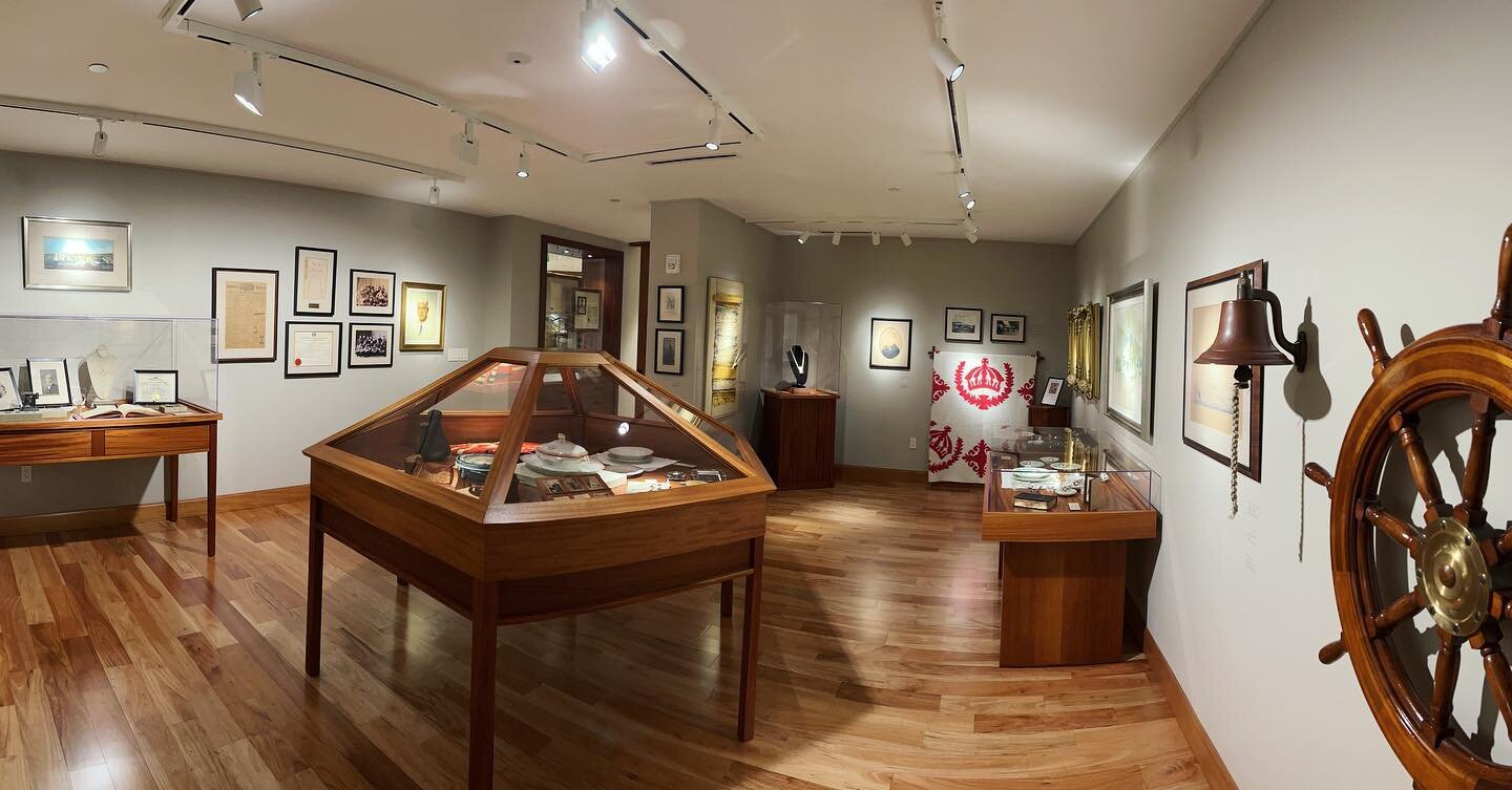 It was an exciting weekend for the blessing of the Robinson Estate trust gallery. We have been working on this project for many years with Louli Yardley and partnered with @wilkinsonwoodworkshawaii to build the custom designed cases. Featured are way