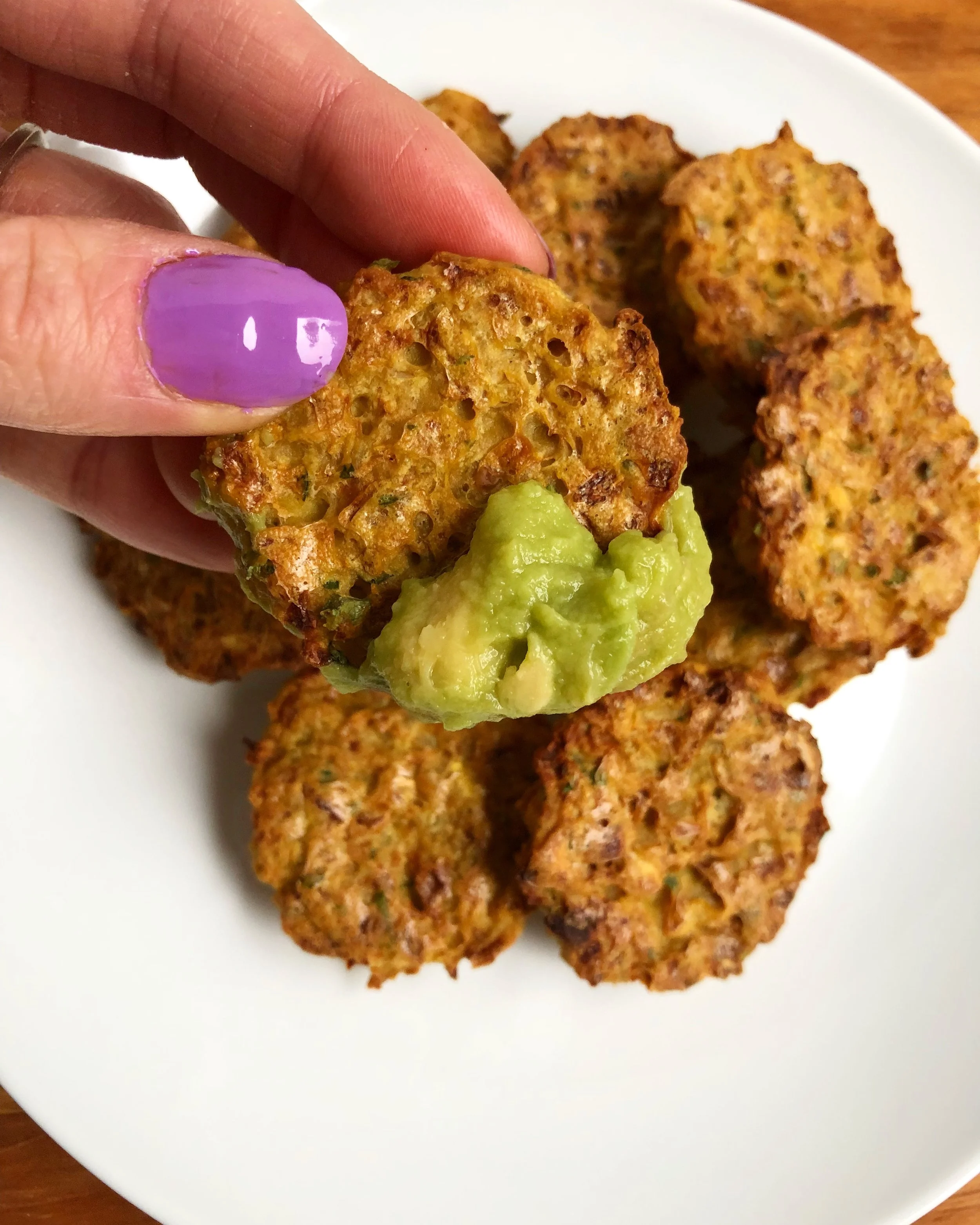 "Cheesy" Cauliflower Tots  