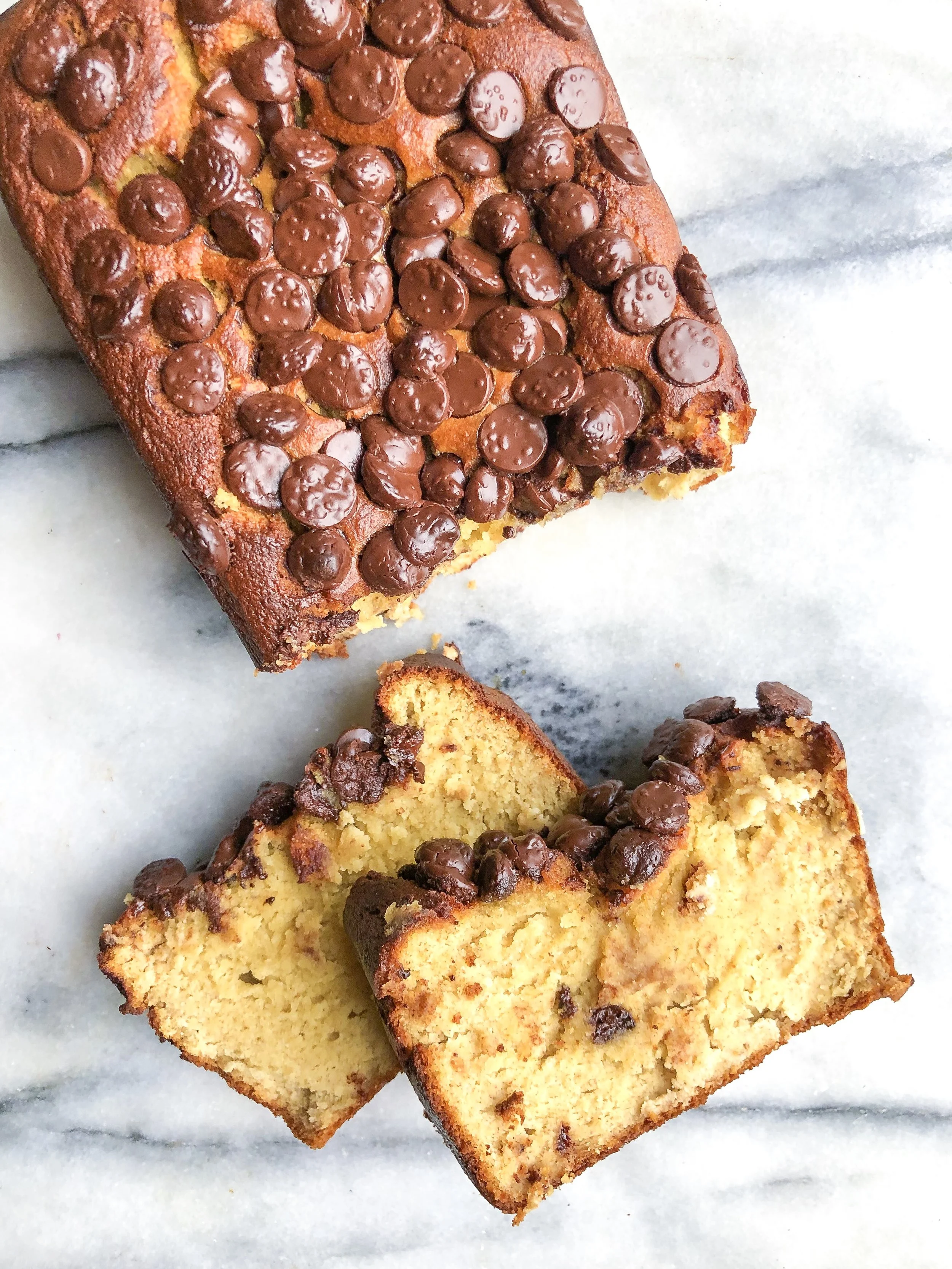 Blender PB &amp; Chocolate Banana Bread (gf/df)