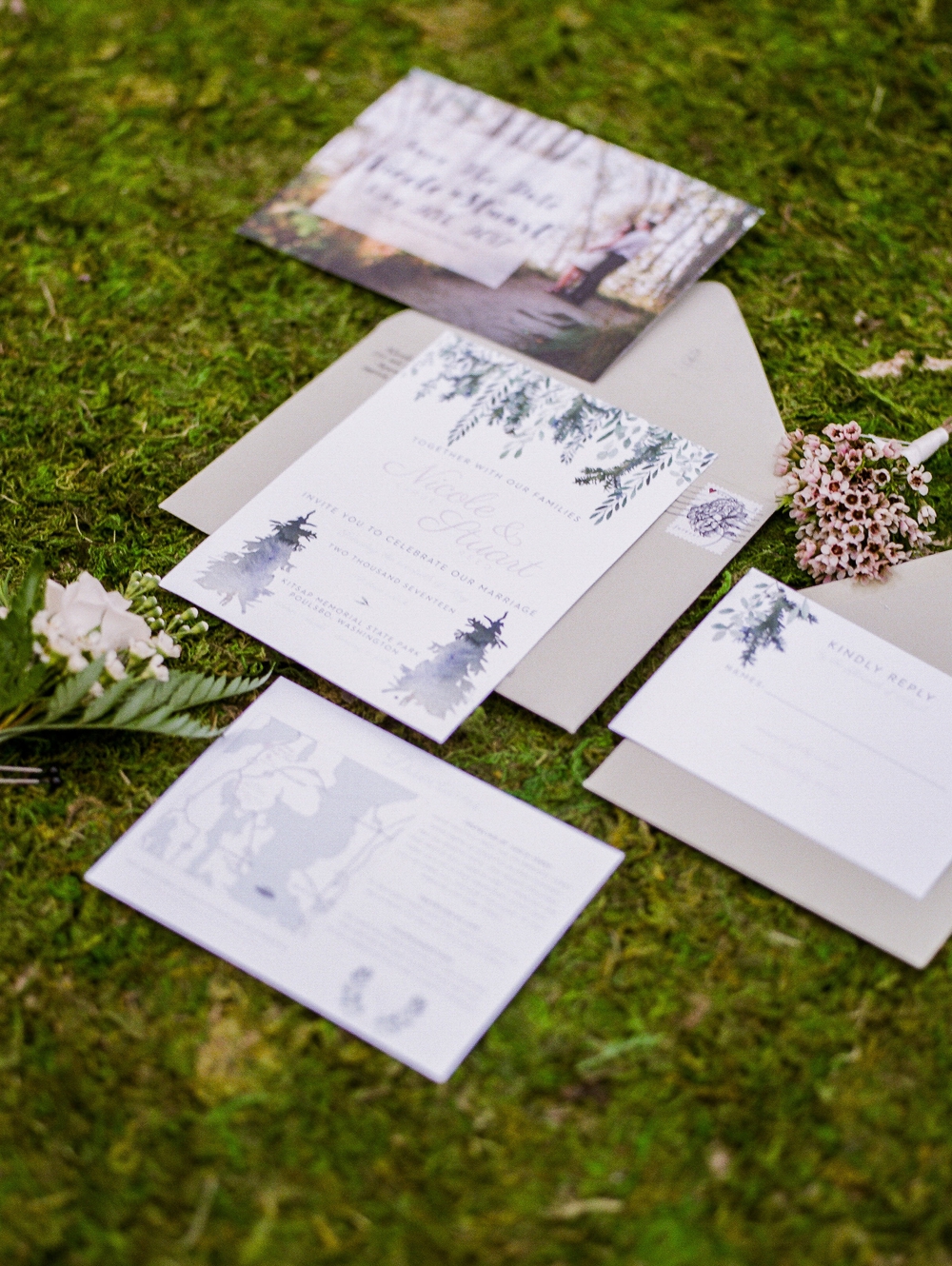  lavender themed wedding invitations 