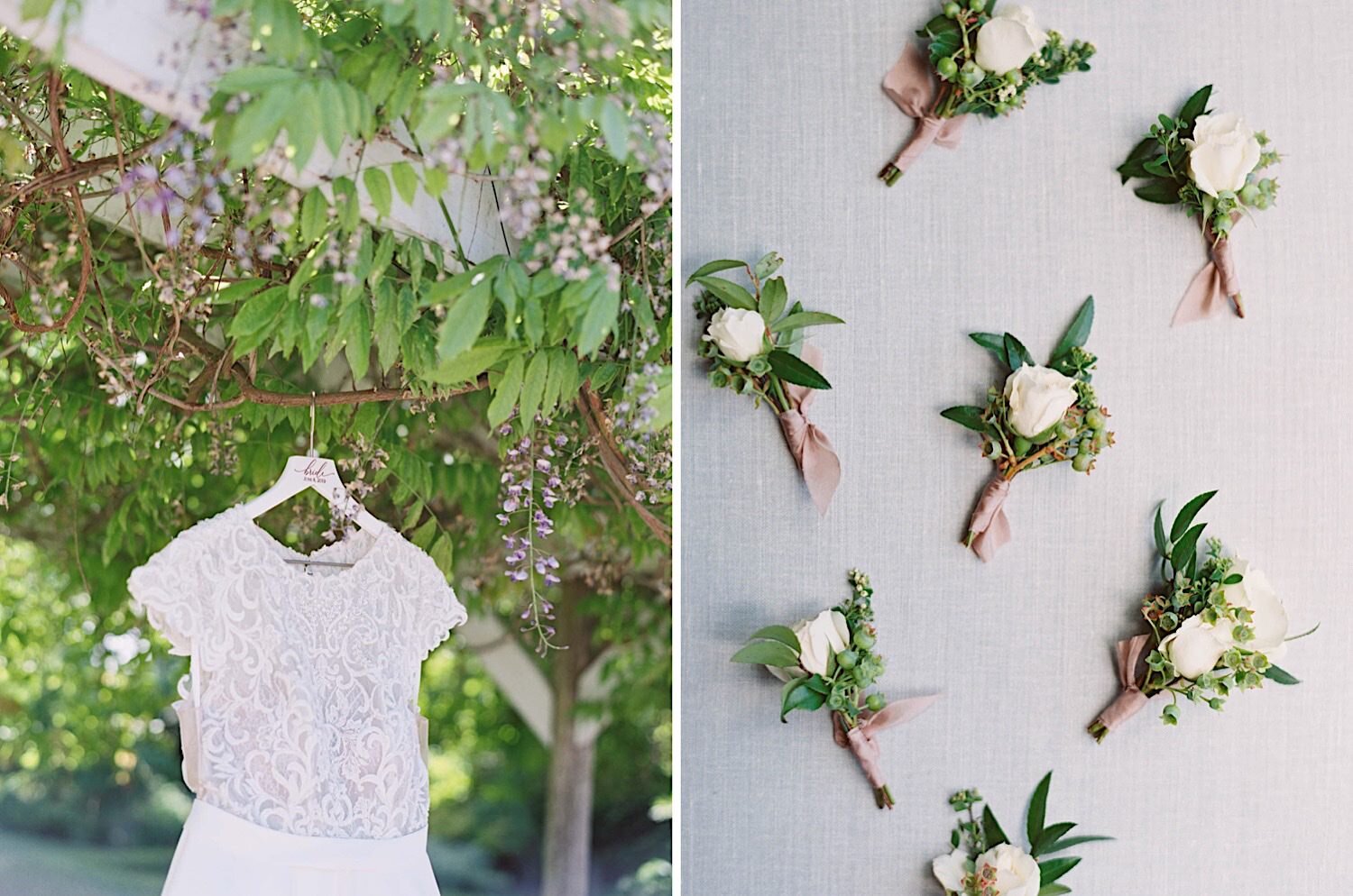 Romantic wedding details at a Roche Harbor Wedding in the San Juans