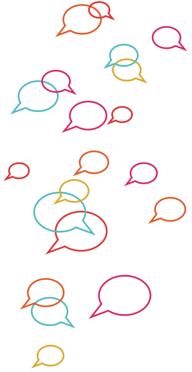 Heard communication bubbles - community