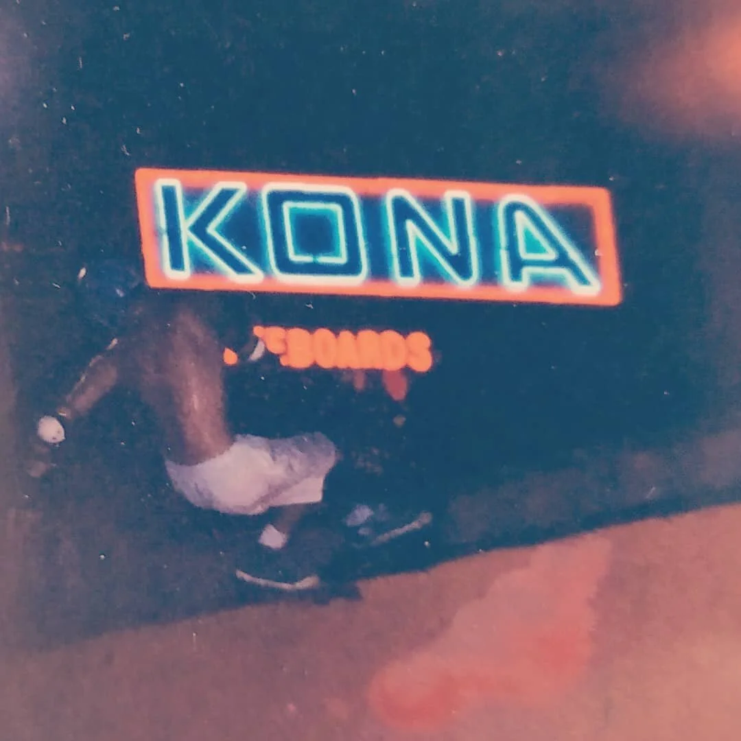 Frontside rock-'n'-roll on the big ramp back when the sign still worked.