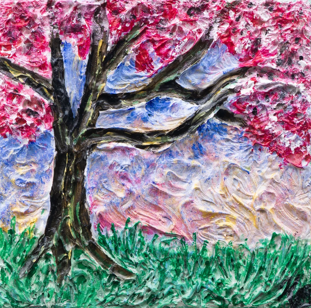 Spring Tree Drawing