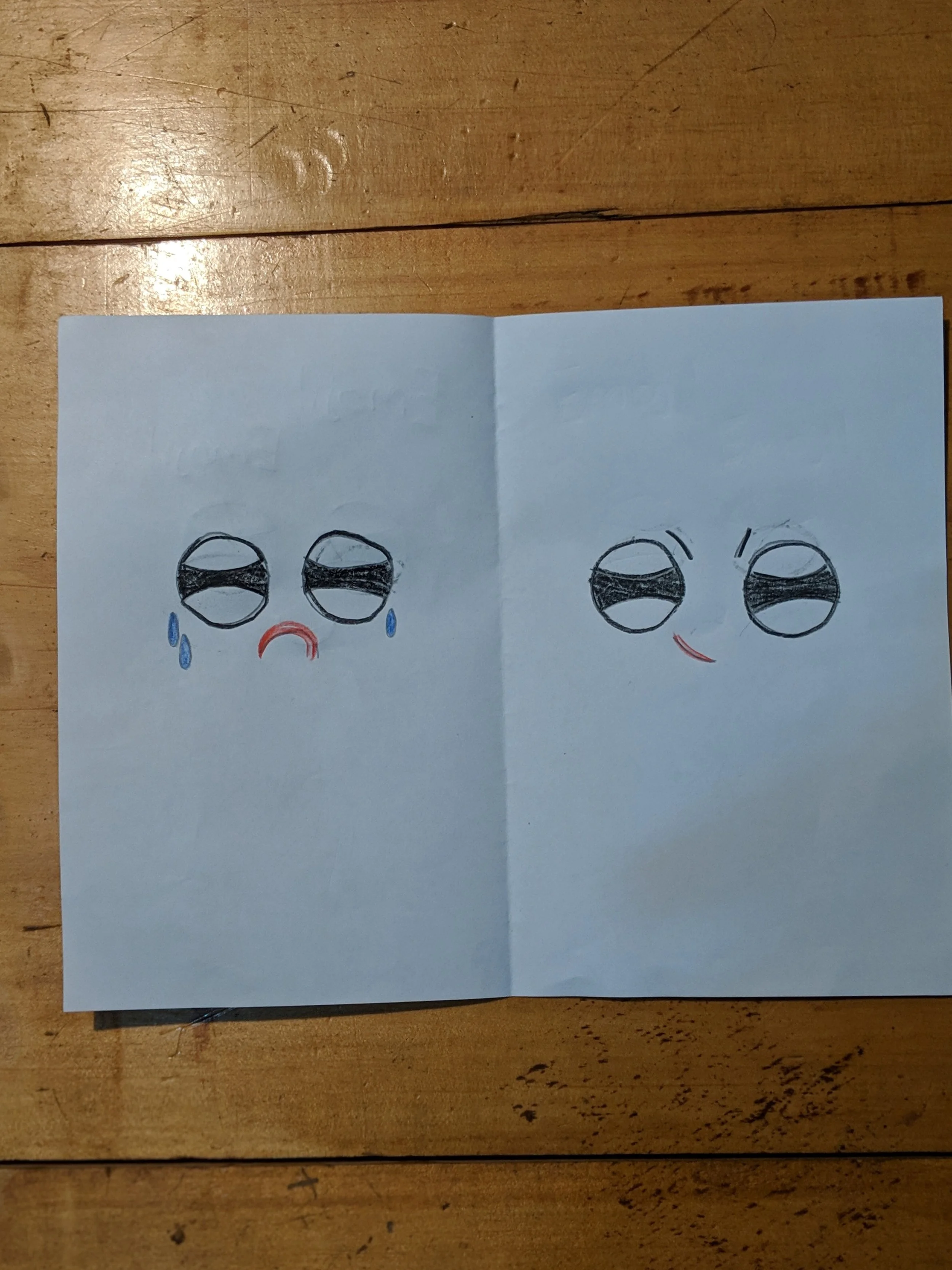 Sad Face Emoji and Smirky Face Emoji!