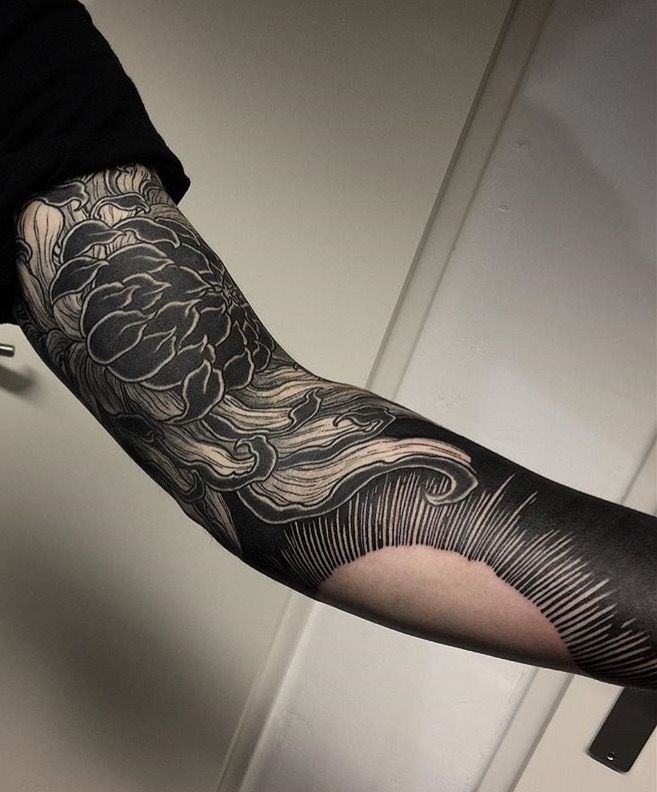 Japanese Ink | Wow! These Japanese-inspired black work tattoos by @gakkinx  are unreal! Swipe 👈 to see all 7 tattoos! This has to be one of my new  fav... | Instagram