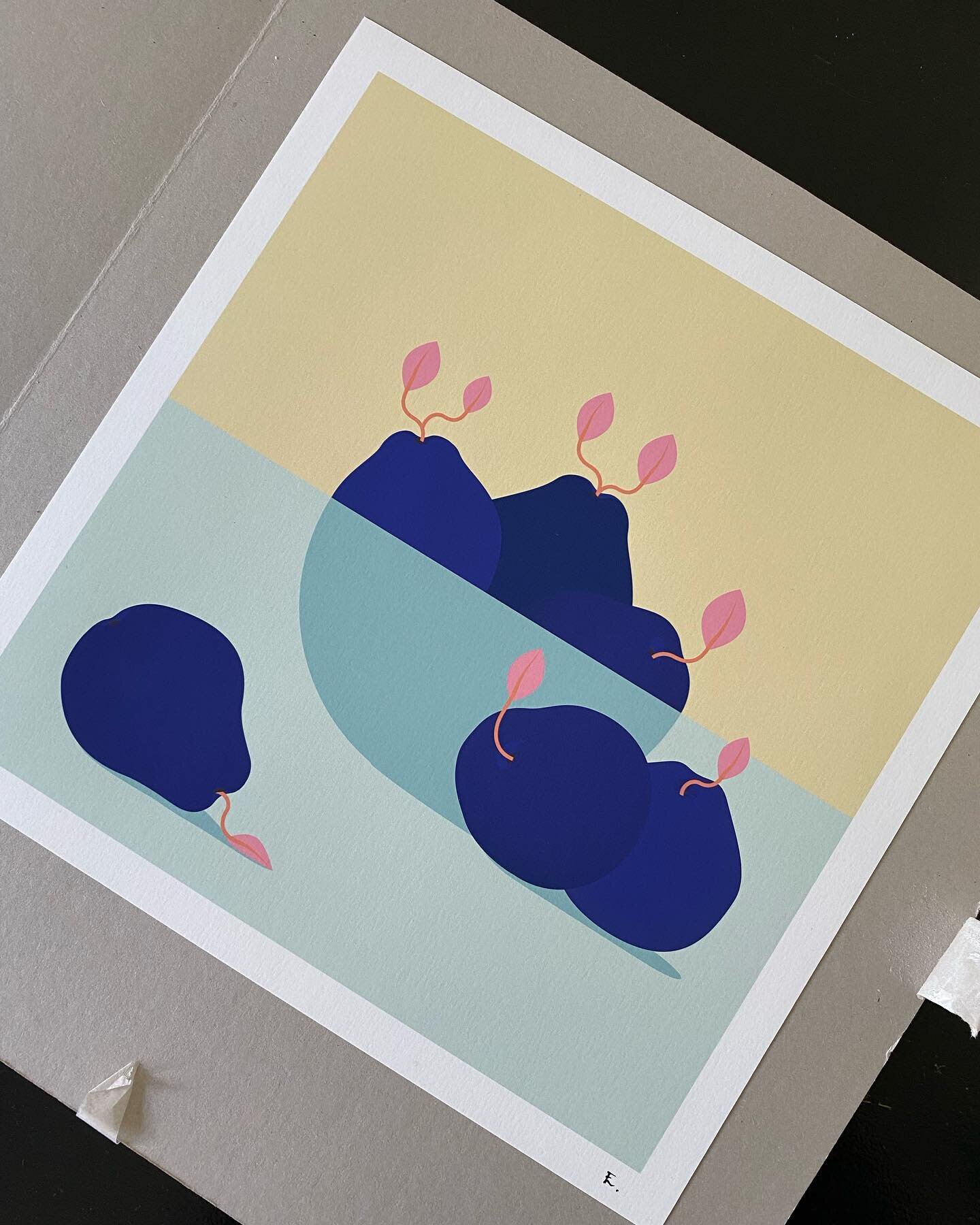 &lsquo;Future fruits&rsquo; is now available to purchase from my webshop!💥Quality print on 200gsm Hahnemule acid free paper. The color depth on these are amazing! *Shipping to Norway and EU only*