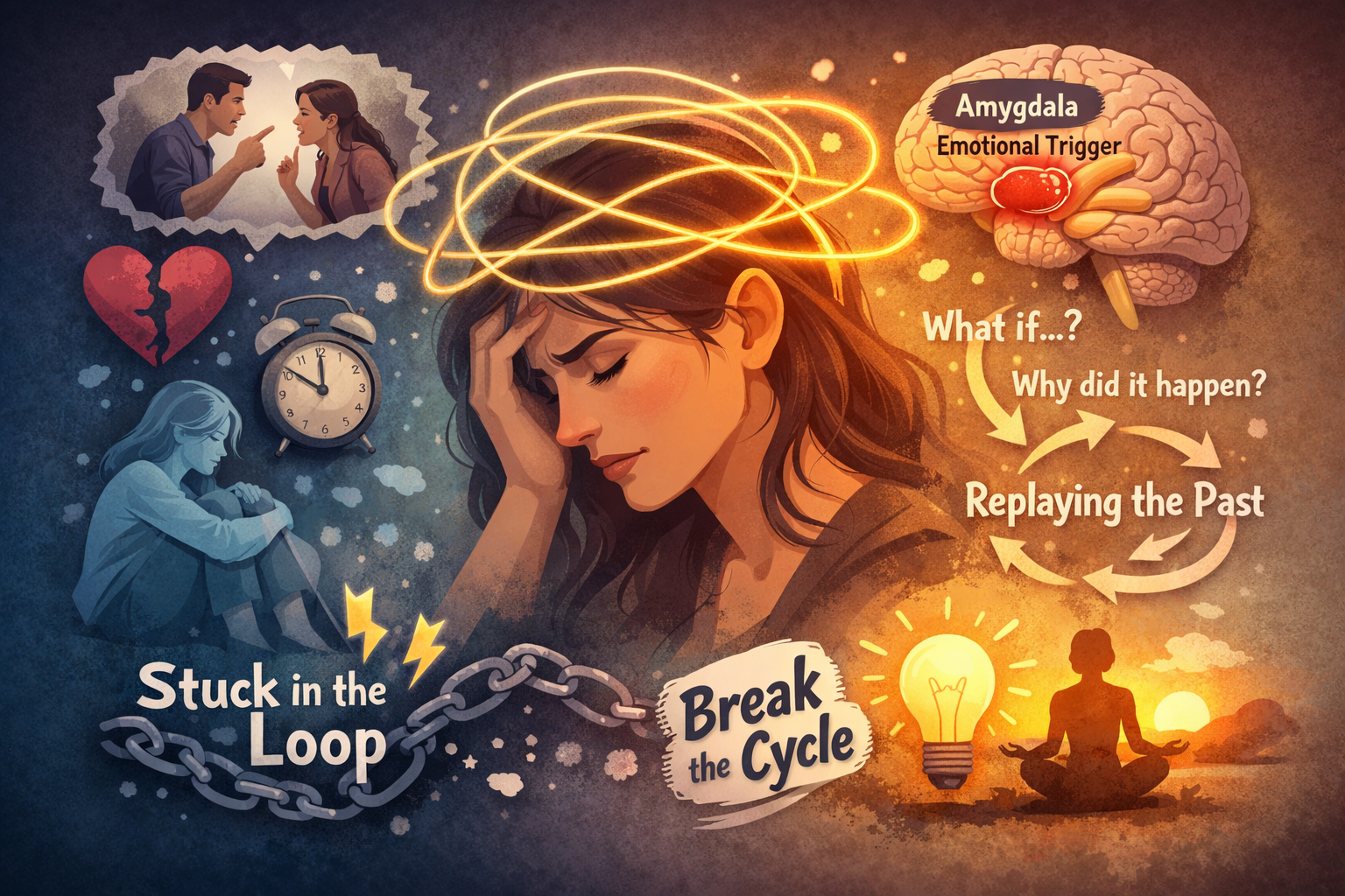 Emotional Looping: Why You Keep Replaying the Past — and How to Finally Stop