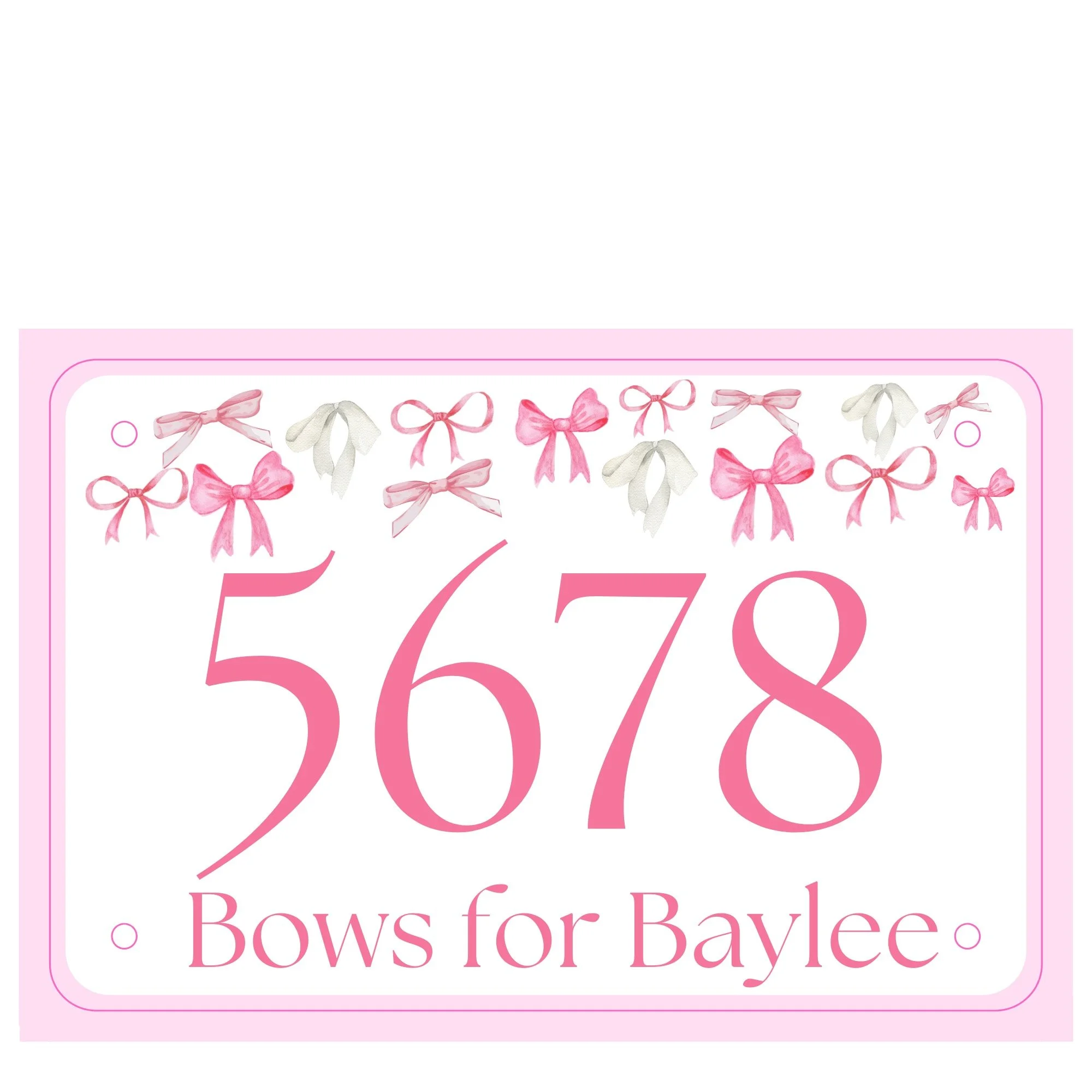 Join us at the Baylee Hope Fun Run This Weekend!