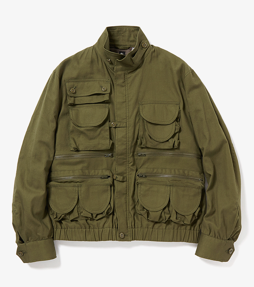 10601円 2021人気の vkwear ファッション ジャケット Men's Premium Multi Pocket Water Resistant Padded Zip Up Flight Bomber Jacket
