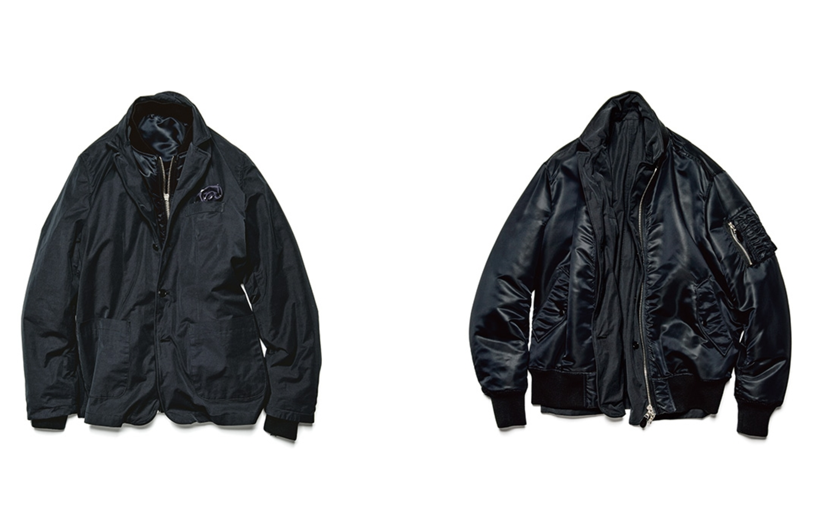 ジャケット・アウター UNIFORM EXPERIMENT ALPHA REVERSIBLE MA-1 