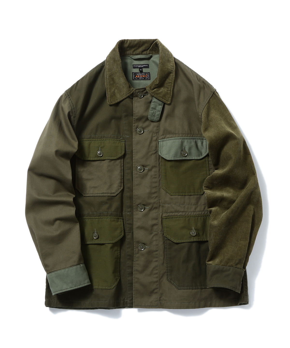 BEAMS PLUS teams up with Engineered Garments for an olive capsule