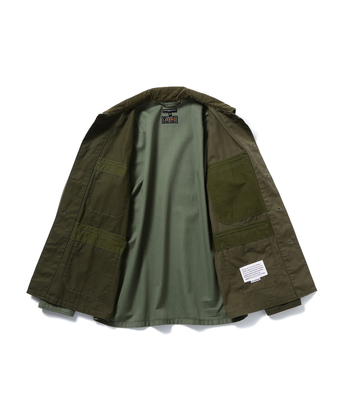 BEAMS PLUS teams up with Engineered Garments for an olive capsule ...