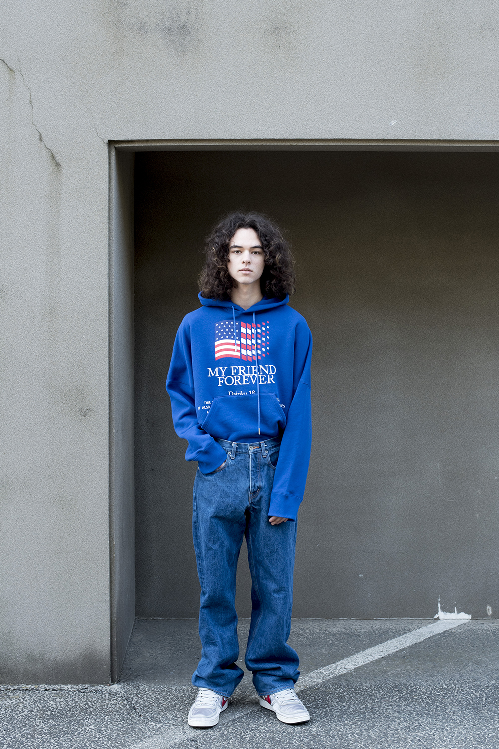 大特価!!】 Zozo限定 dairiku America 星条旗 Knit Hoodie ニット