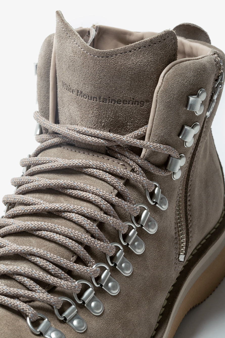 White Mountaineering's take on Danner's Mountain Light silhouette