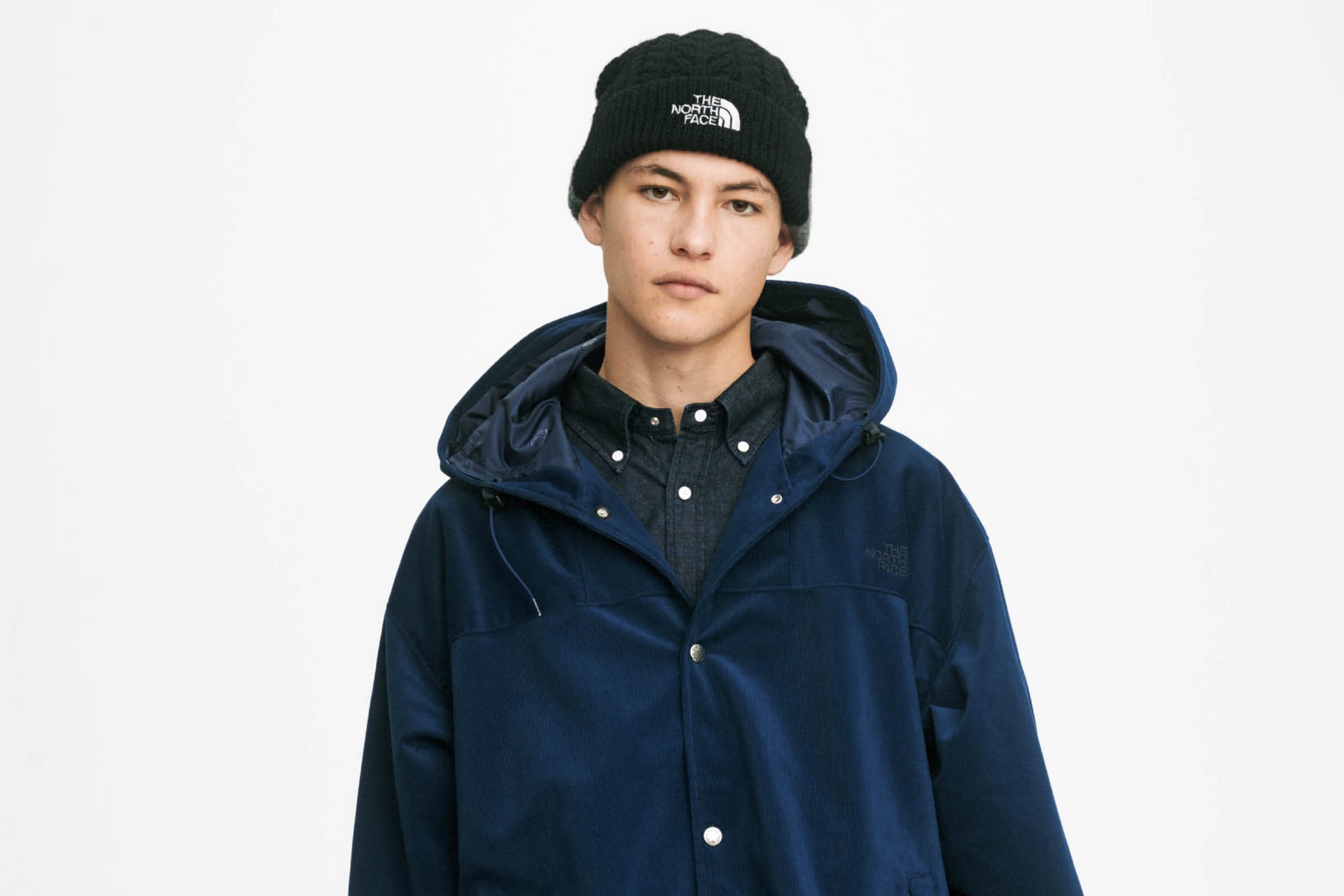 the north face blue label