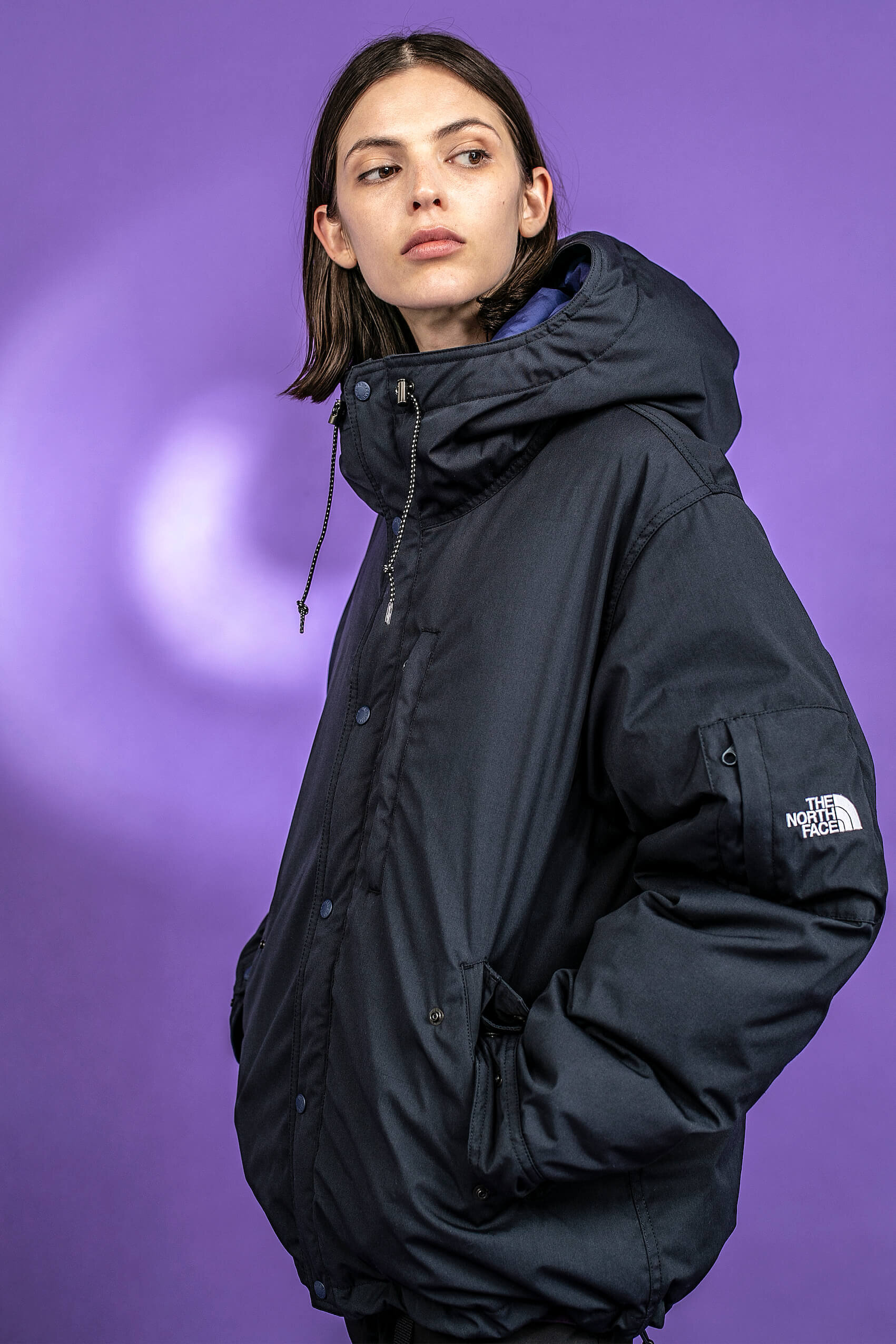 North Face Purple Label monkey time Short Down Parka — eye_C