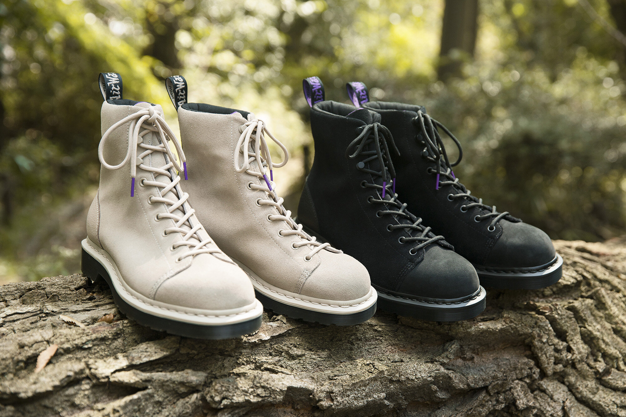 Upstream critic Nautical The North Face Purple Label Teams Up with Dr. Martens on the 9-Hole Boot —  eye_C