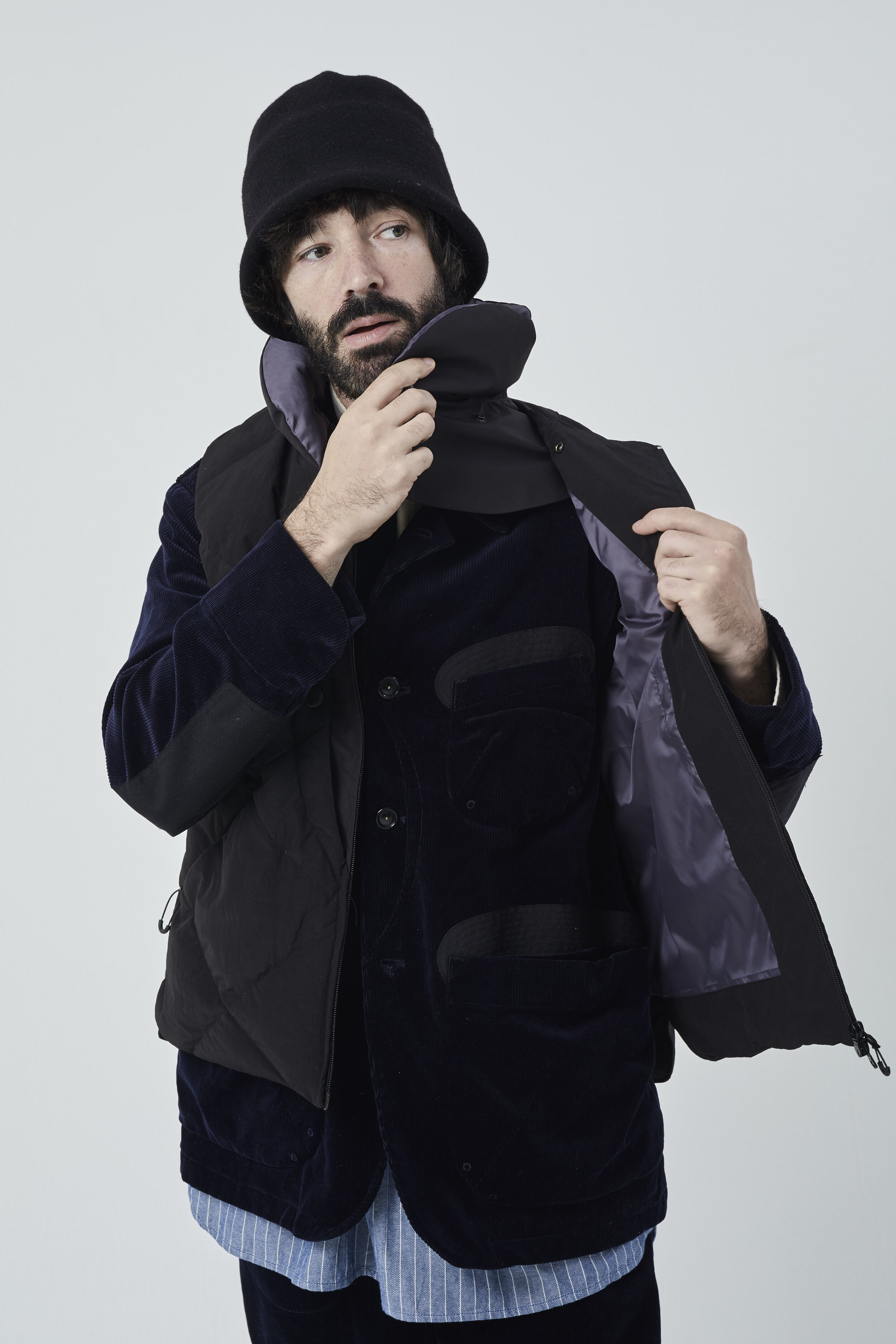 NORBIT BY HIROSHI NOZAWA Boa CORDURA®-Panelled Fleece Jacket for Men