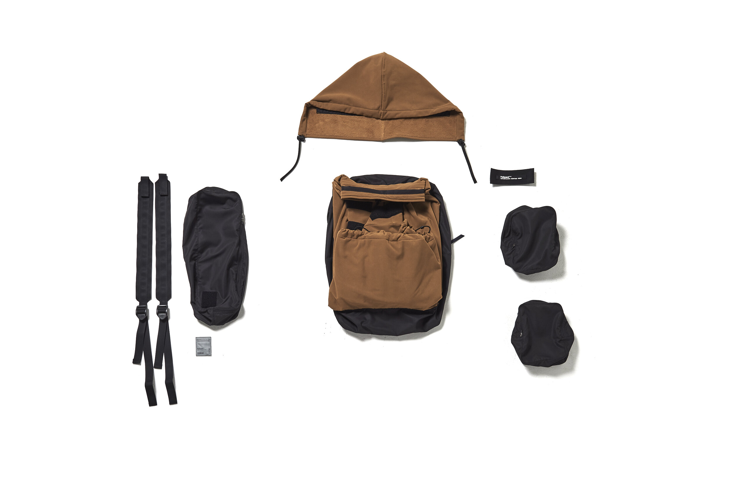 Poliquant 'The Travel Box Kit & Backpack Jacket' — eye_C