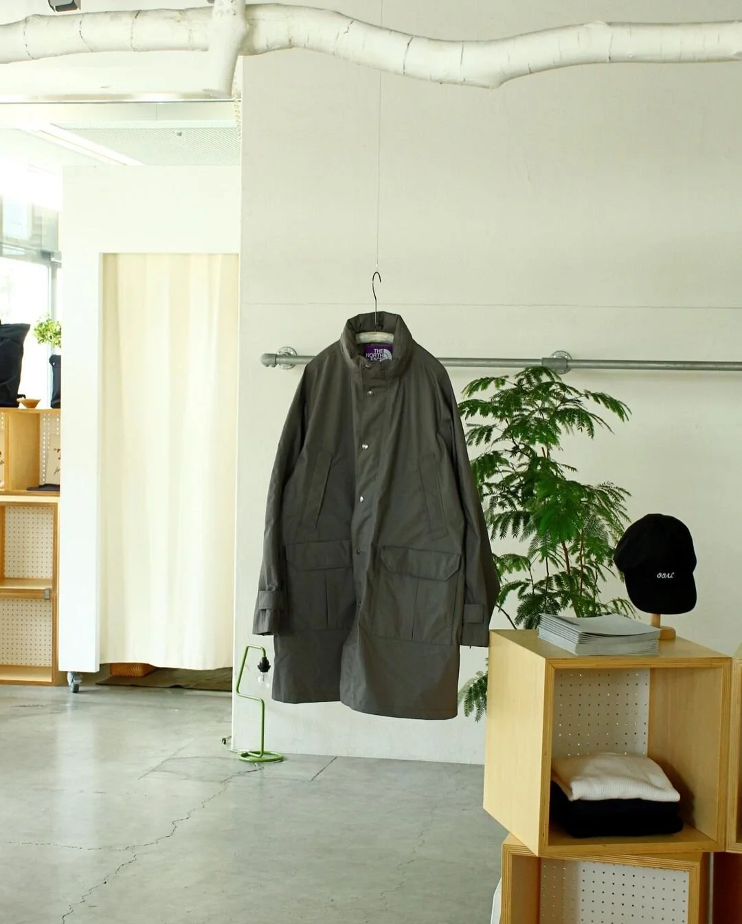 The North Face Purple Label '65/35 HYVENT® Stand Collar Coat' — eye_C