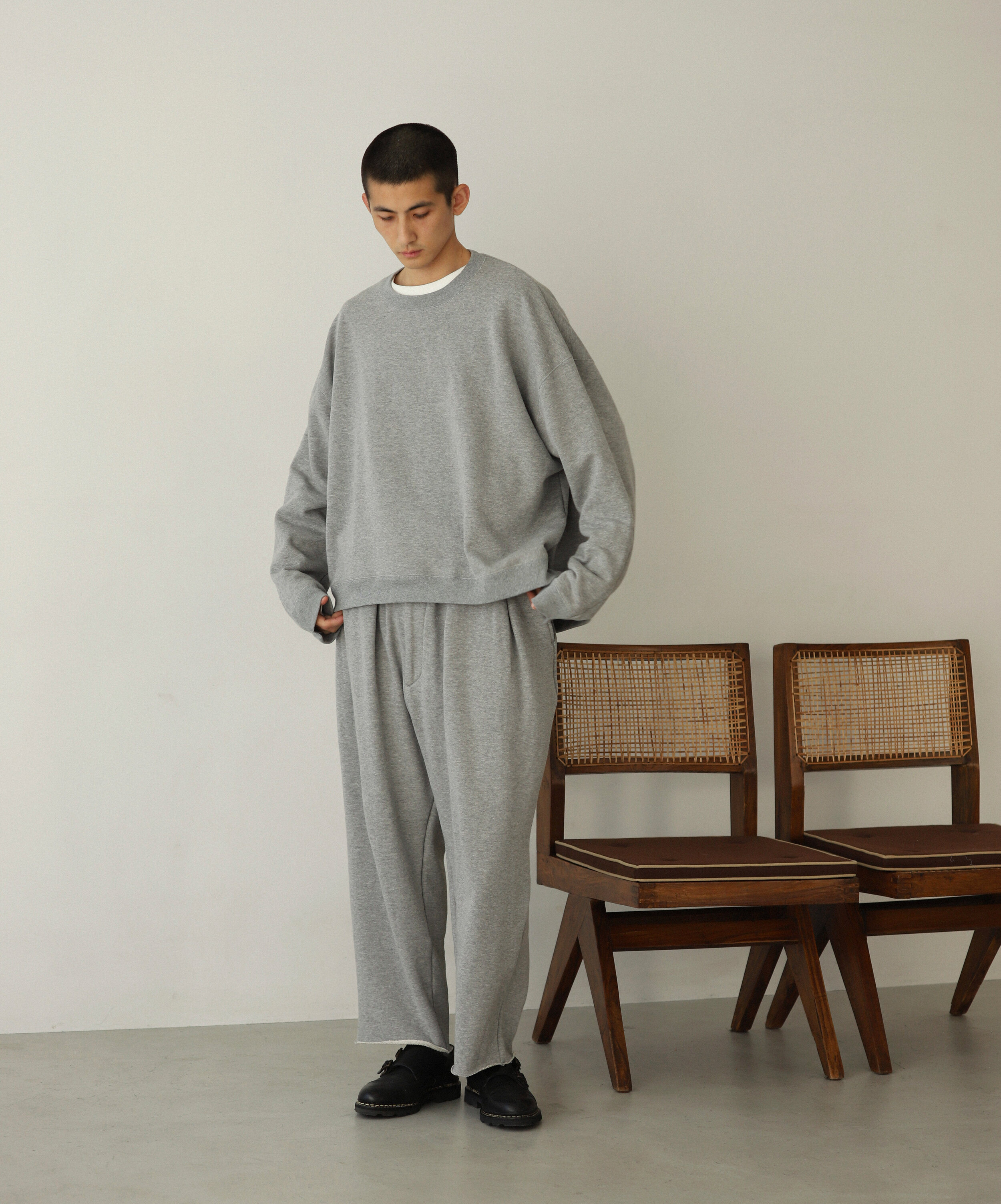 Sillage CIRCULAR PANTS サーキュラーパンツ ネイビー - パンツ