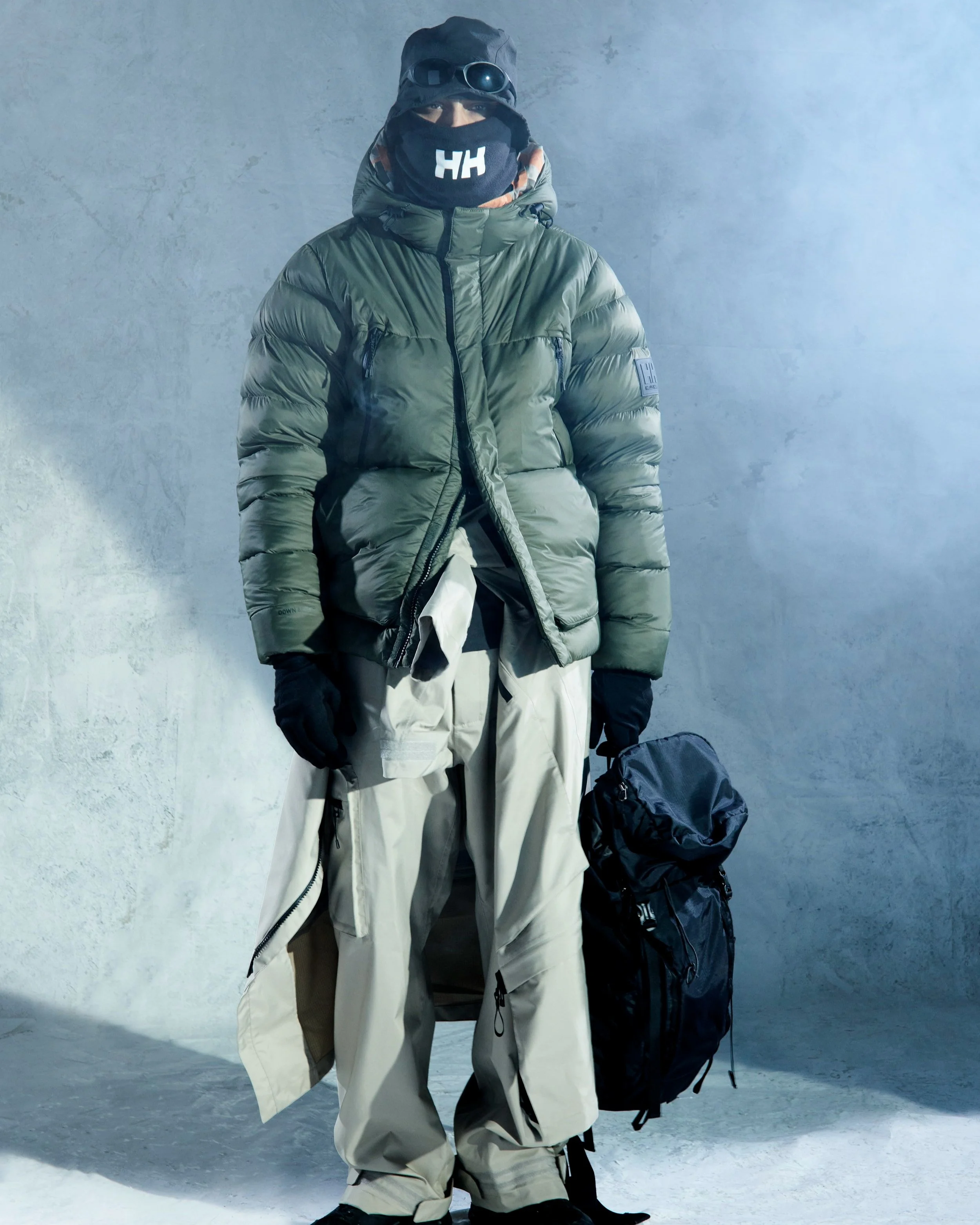 HELLY HANSEN◇オーバーオール/L/ゴアテックス/カーキ/HG22150 【SALE 
