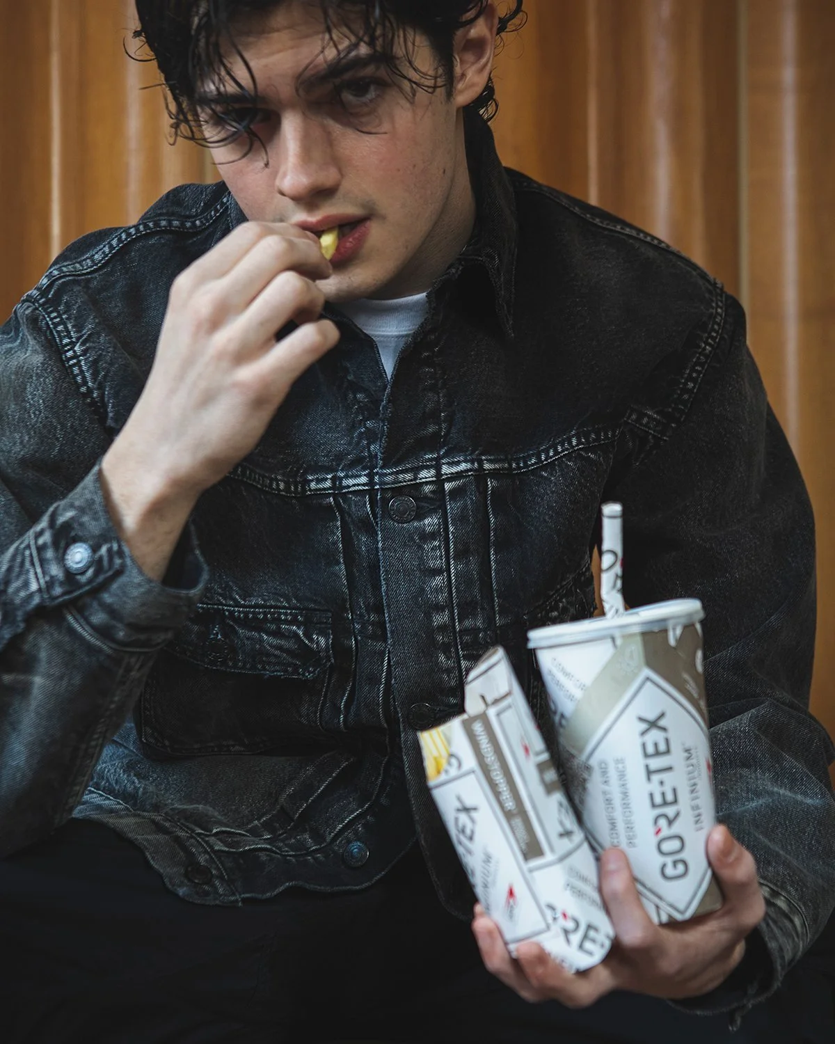 The GORE-TEX Denim Trucker Jacket by nonnative and MINEDENIM — eye_C
