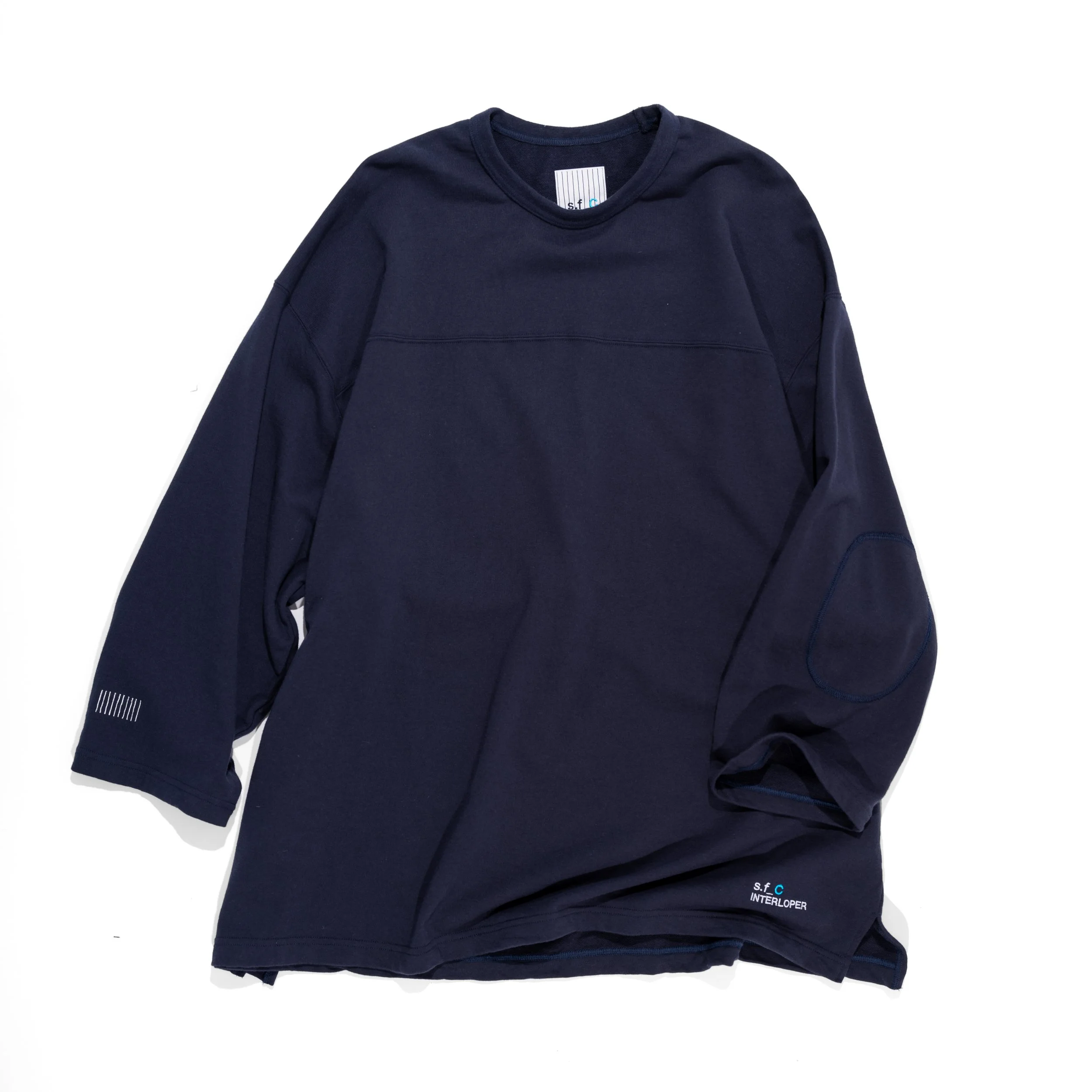 BARNS OUTFITTERS LIGNEL CHECK SH L ブルー（COLLABORATION | eye_C x 