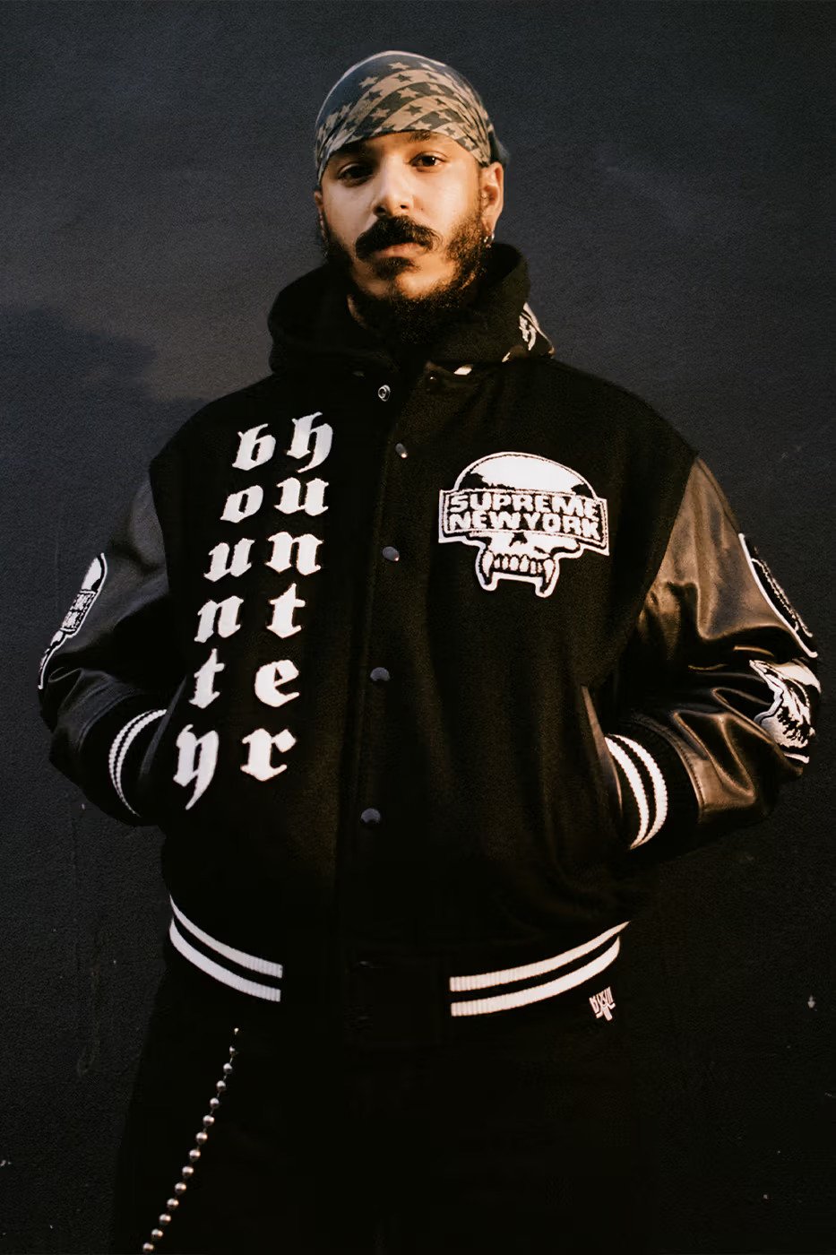 Bounty Hunter Varsity Jacket - fall winter 2023 - Supreme