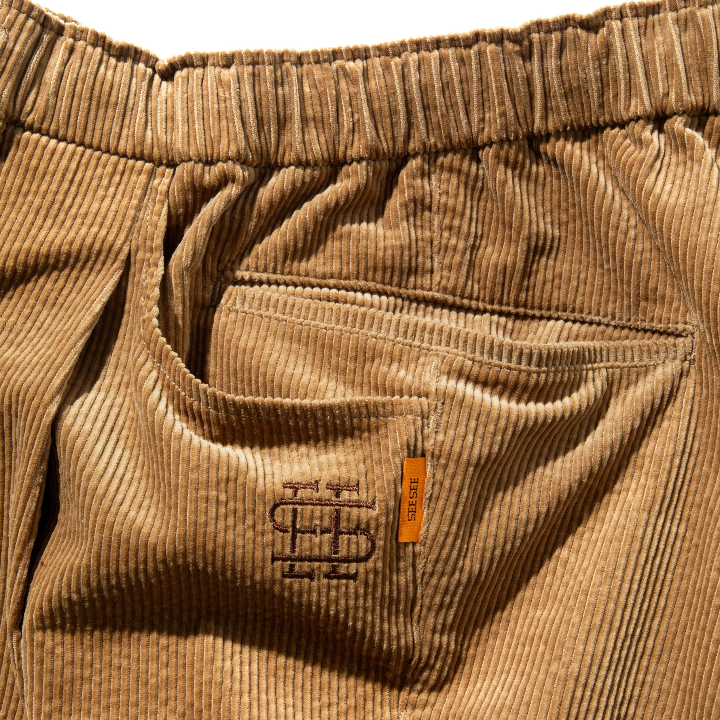 eye_C x SEE SEE (see_C) Corduroy Wide Tapered Easy Pants — eye_C