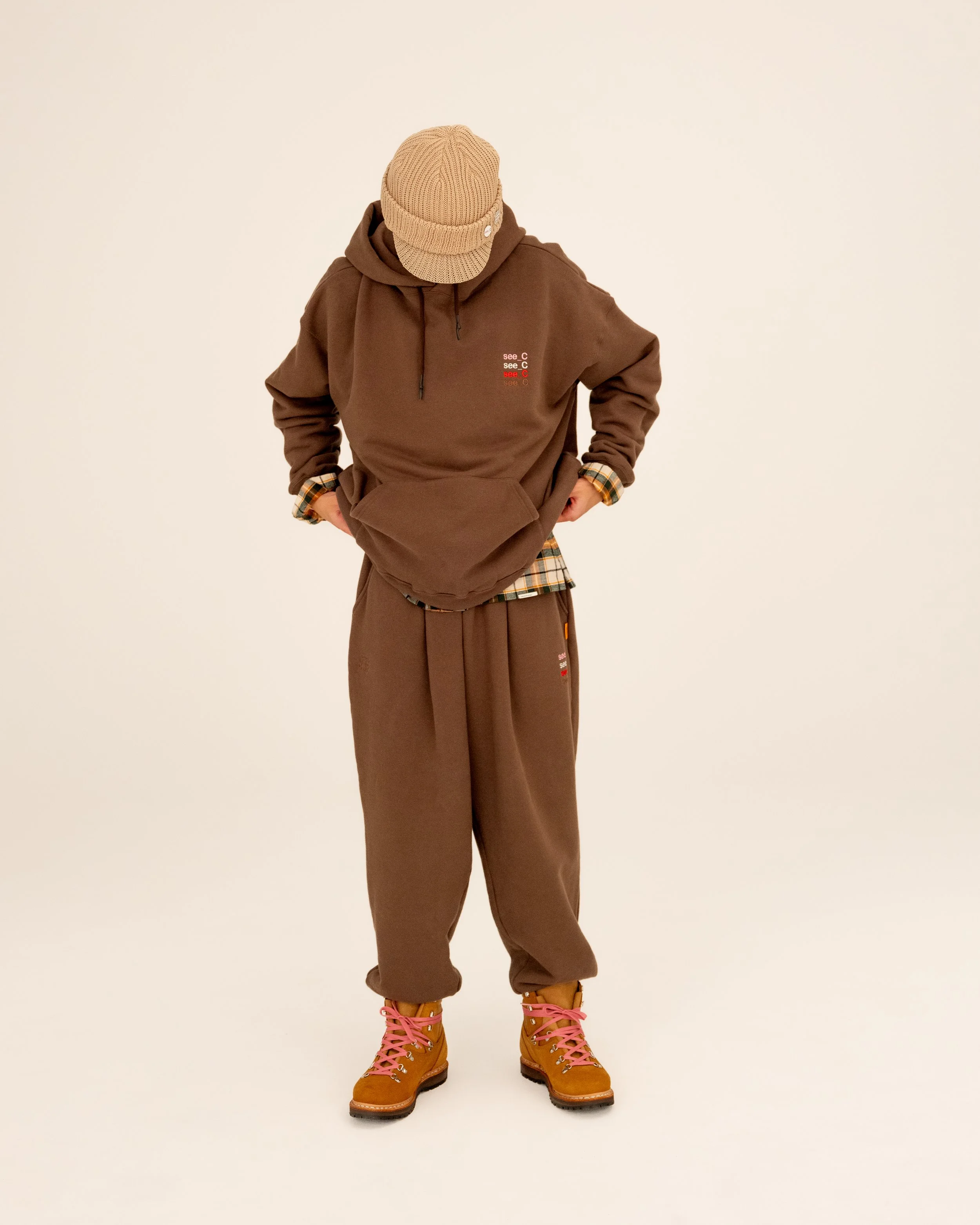 eye_C x SEE SEE (see_C) Wide Sweatpants — eye_C