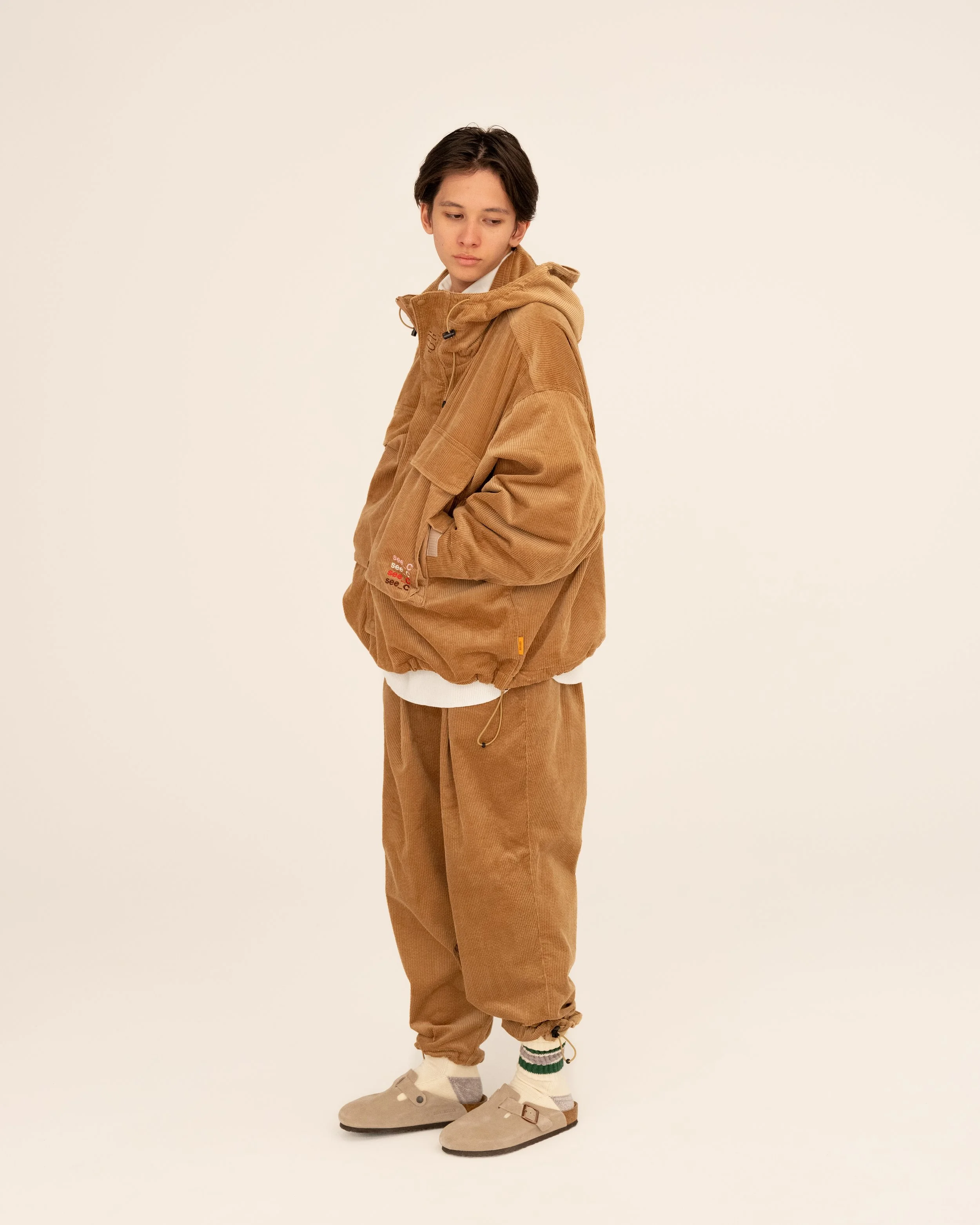 eye_C SEE SEE Corduroy Tapered Pants XL