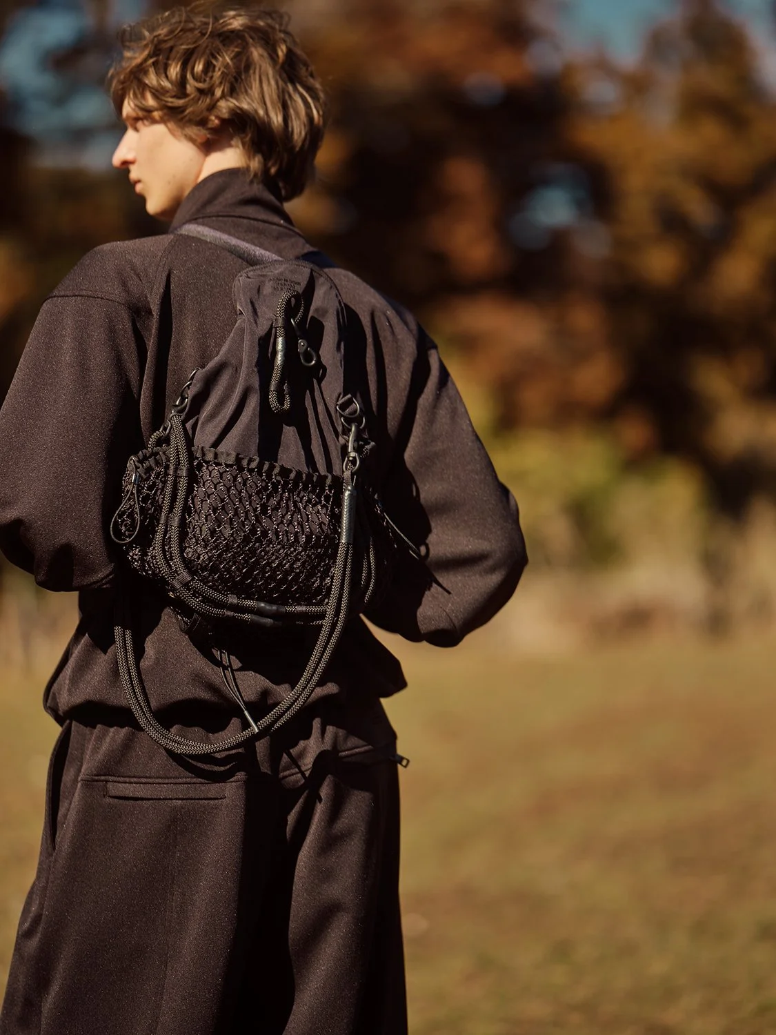 ■beautiful people■mobious bag in mesh L Mobious bag in mesh L – beautiful people online store