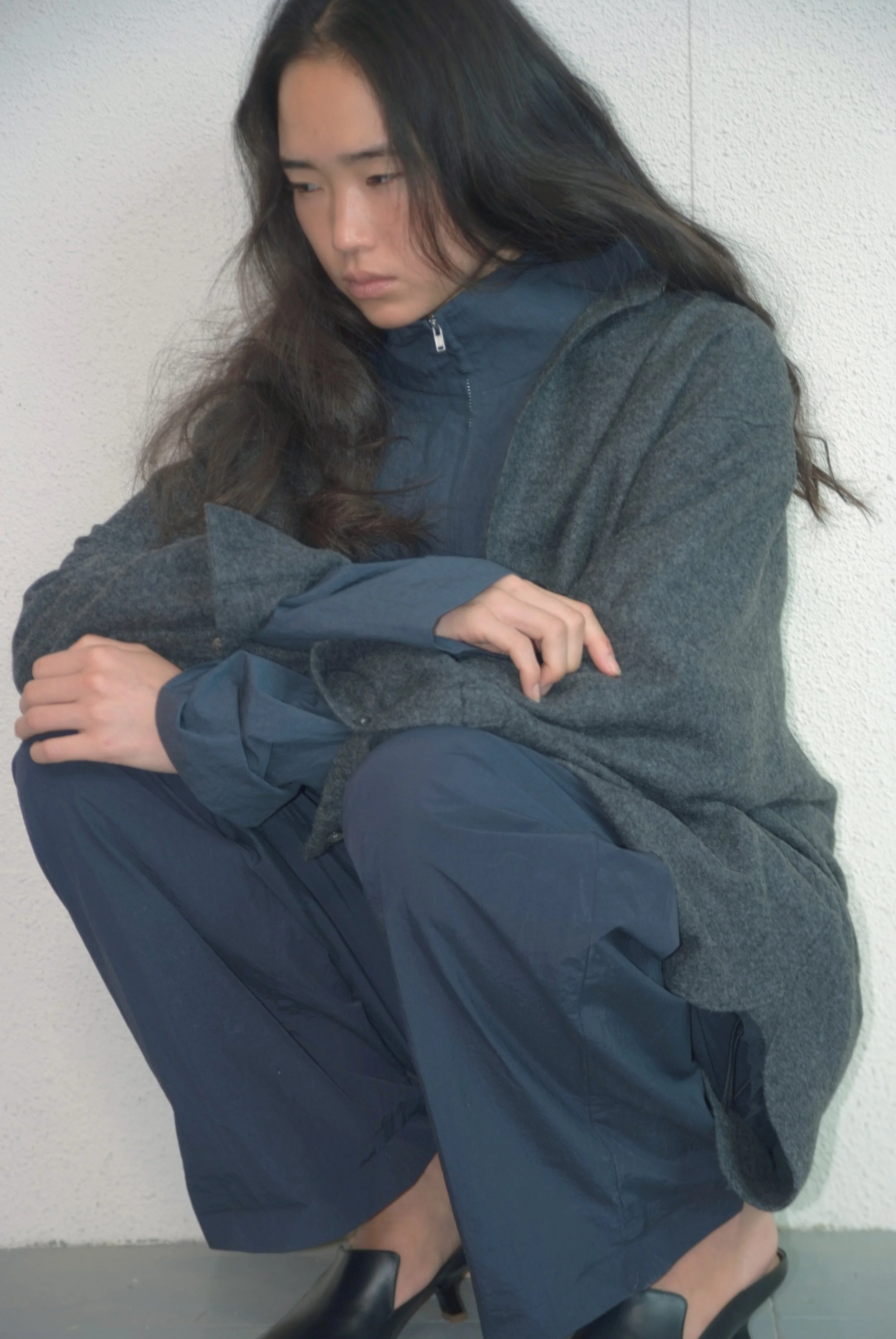 ジャケット・アウター blanc ym pile coat Blanc YM] (ブランワイエム) BL-21A-WPBC Wool Pile Balmacaan