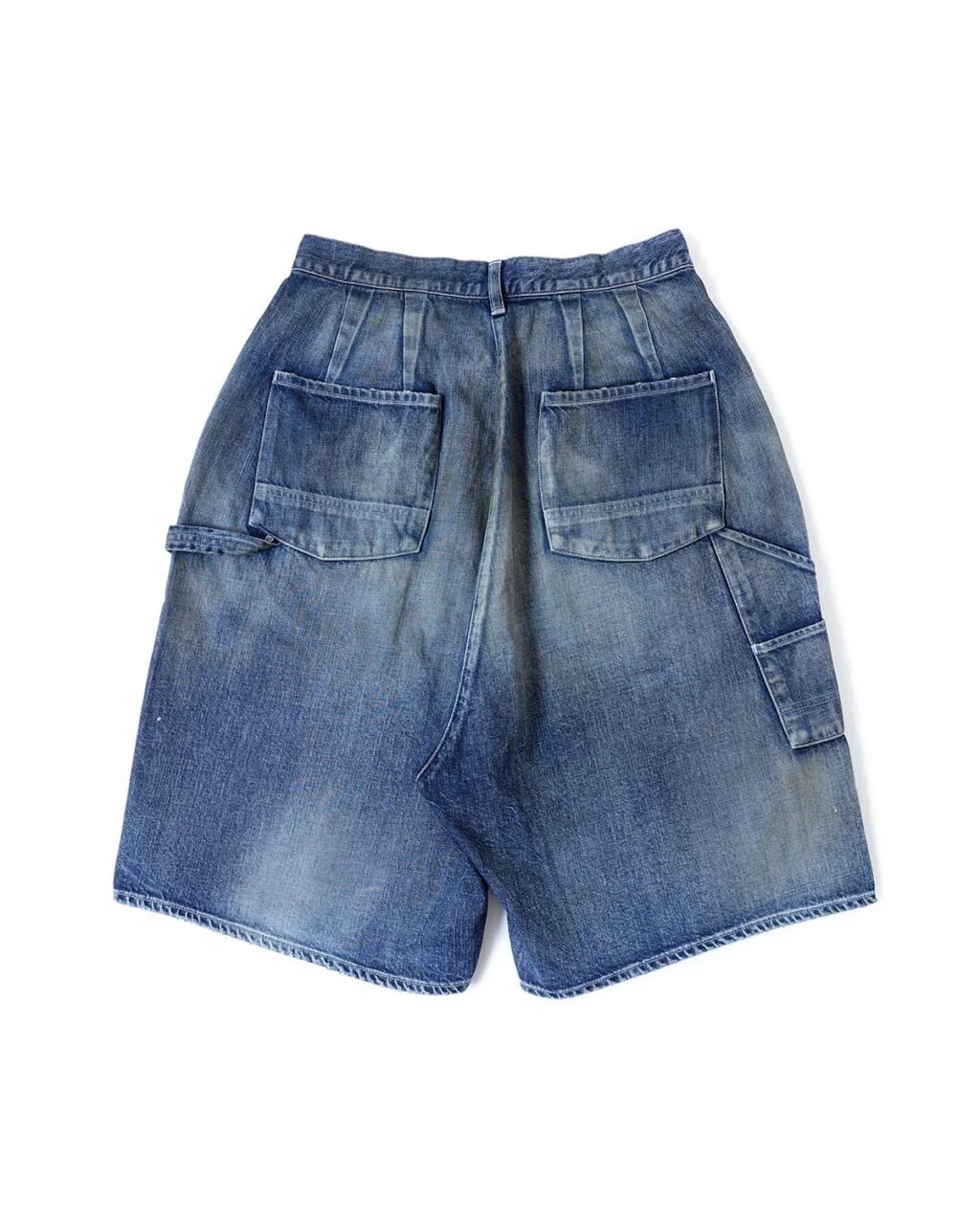 パンツ ANCELLM BOXY DENIM PAINTER SHORTS EX ANCELLM Creates the BOXY DENIM PAINTER SHORTS EX Exclusively