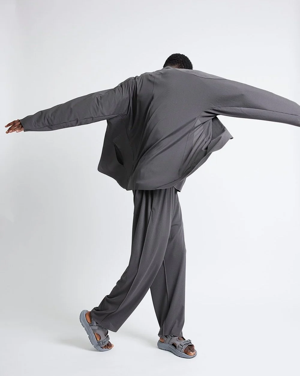 eye_C x SEE SEE (see_C) Corduroy Wide Tapered Easy Pants — eye_C