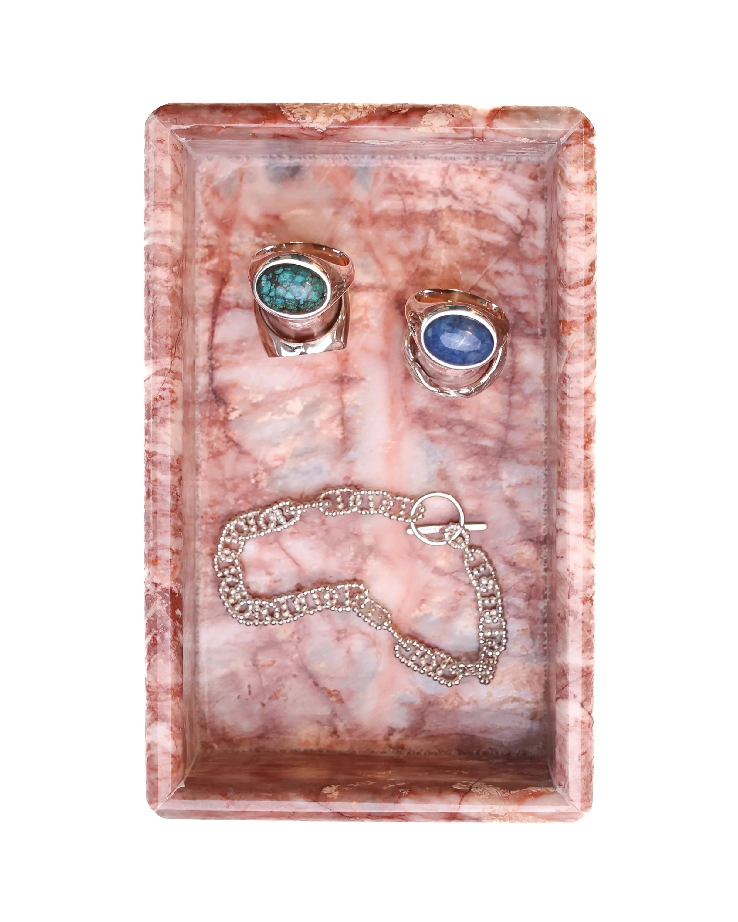 MAPLE and Apapacho World Craft a Jewellery Box Using Rosa Tepeaca Marble